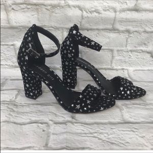 Madden Girl block high heel shoes.